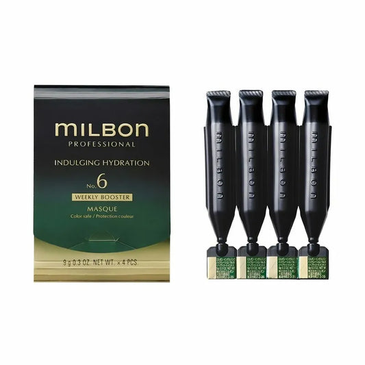 Milbon - Indulging Hydration No.6 Weekly Booster Masque 漾澤家居護理 4X9g